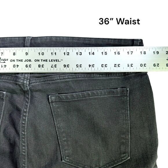 Old Navy Size 16 Wow Super Skinny High Rise Black Stretch Denim Womens Jean - Picture 7 of 10